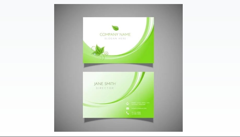 Free Green Business Card