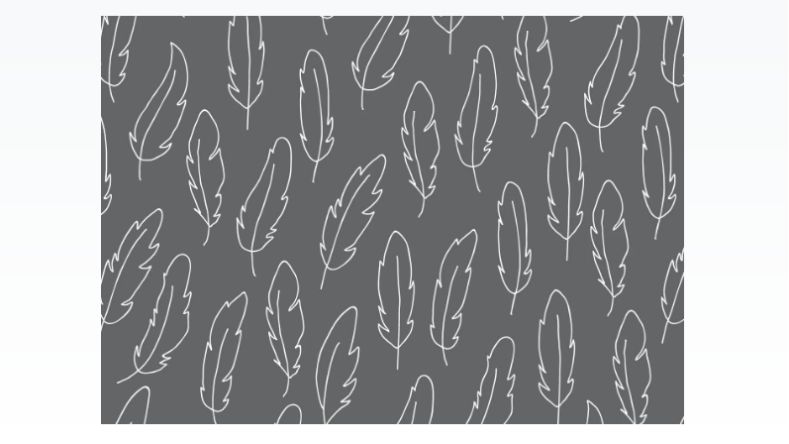 Free Grey Feather Pattern
