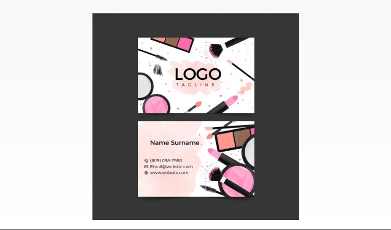 Free Makeup Artist Business Card Template