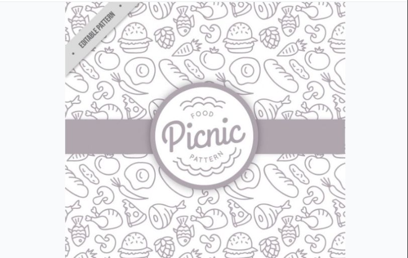 Free Picnic Food Pattern