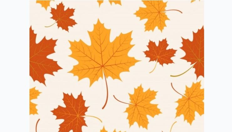 Free Seamless Leaves Vector