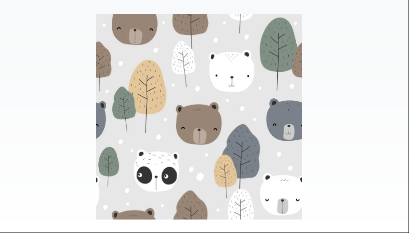 Free Teddy Bear Pattern Design