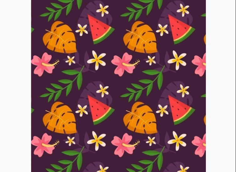 Free Tropical Summer Patterns