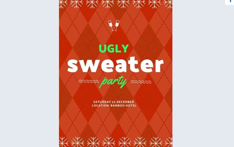 Free Ugly Sweater Flyer