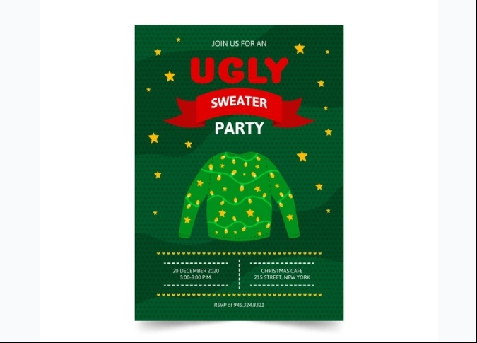 Free Ugly Sweater Party Invitations