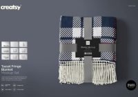 Blanket Mockup PSD