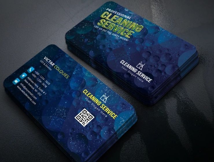 15+ FREE Cleaning Services Business Card Templates Ai