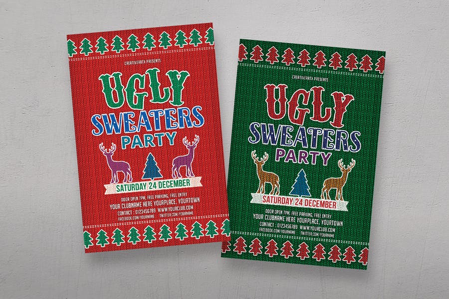 Fully Editable Party Flyer Template