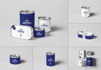 Preserve Can Mockup PSD