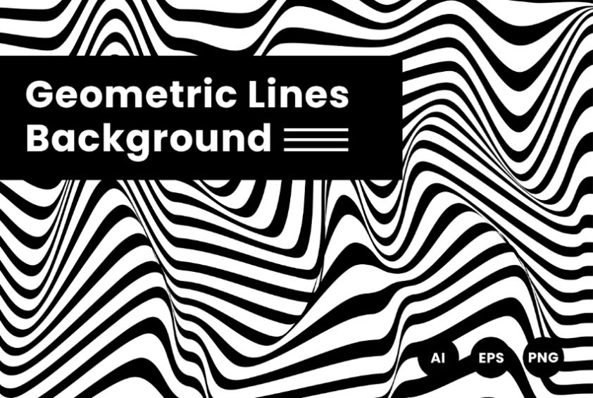 Geometric Lines Pattern Design