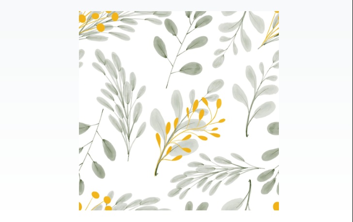 Gold Leaf Pattern Design