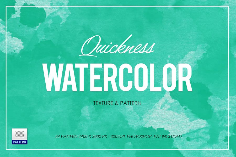 High Resolution Watercolor Patterns