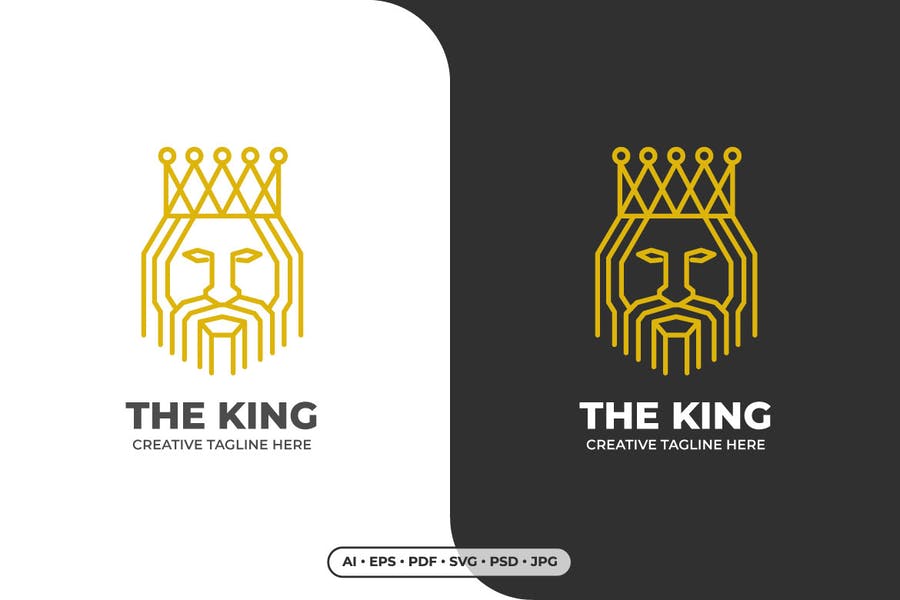 King Mascot Identity Design