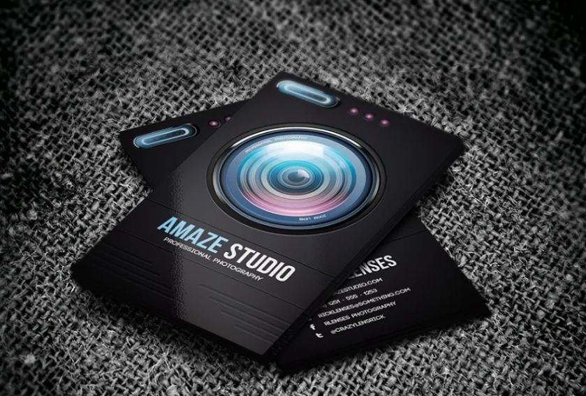 Lens Style Business Card Template