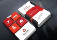 logistics business card template