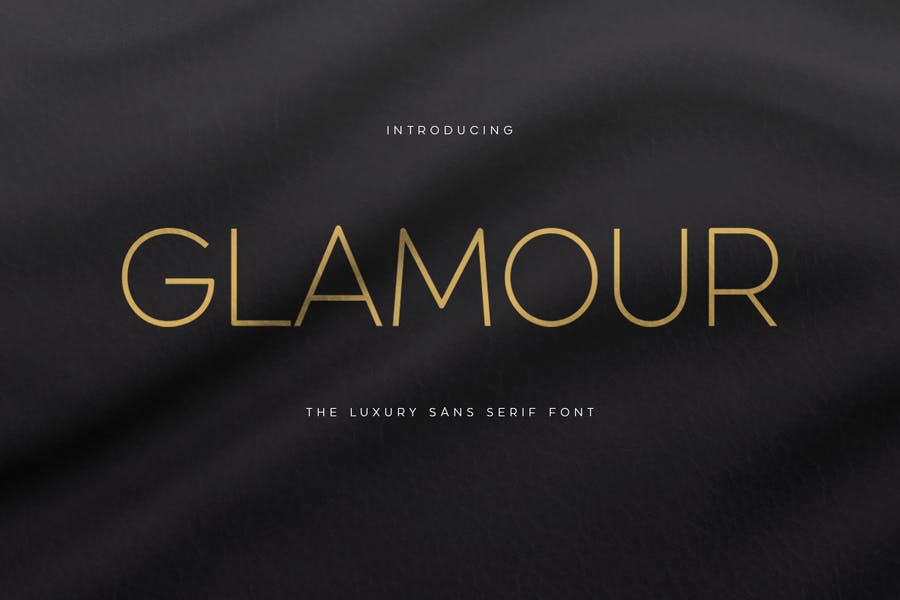 Luxurious Style Thin Font