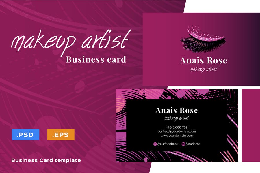 Luxury Artist Business Card