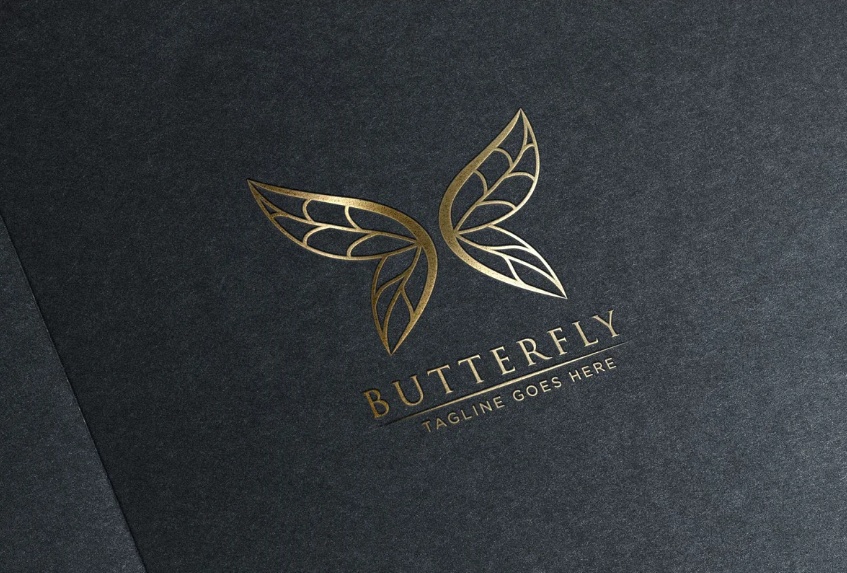 Luxury Butterfly Logo Design