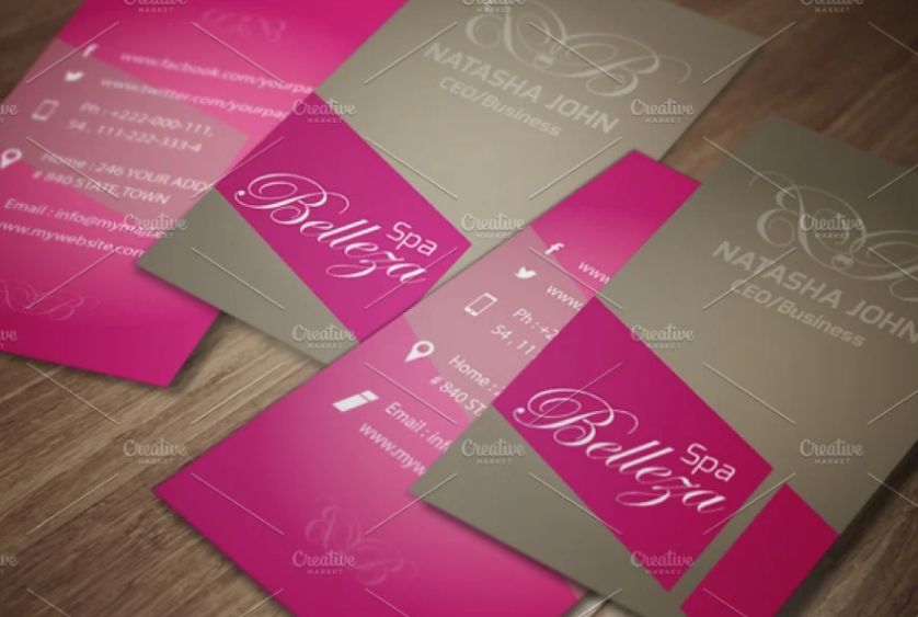 Luxury Spa Business Card