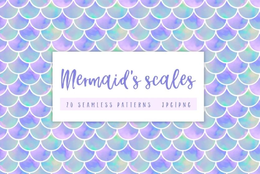 Mermaid Scales Pattern Design