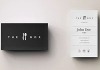 Chef Business Card Template