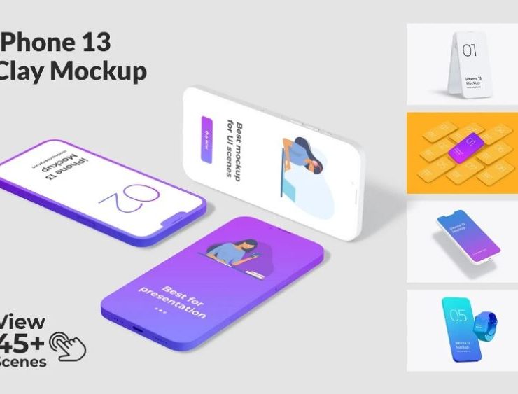 21+ FREE iPhone 13 Mockup PSD Download Template