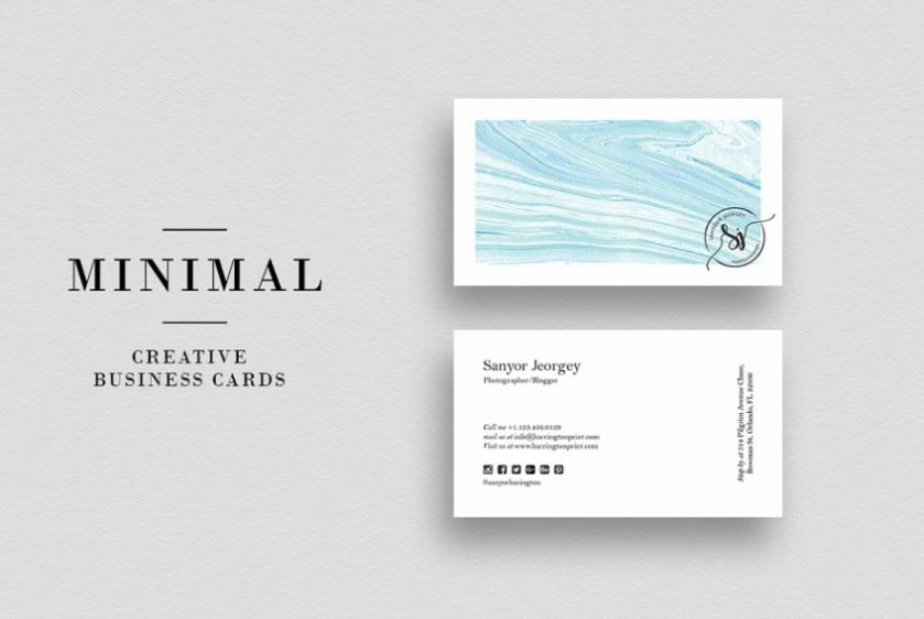 Mininal Business Card Template