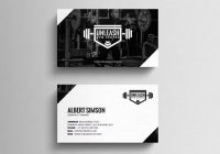 Gym Business card Template