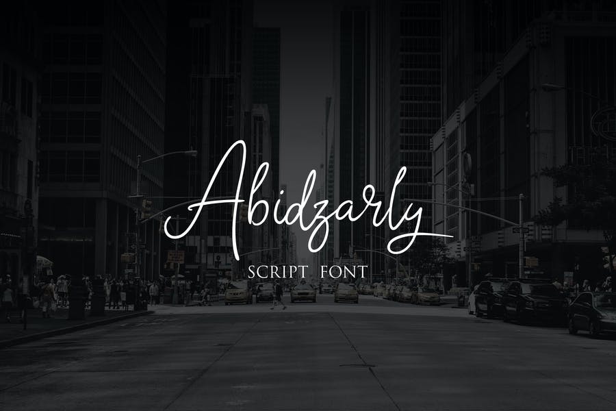 Modern signature Style font