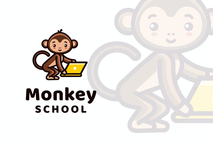 Monkey School Identity Design