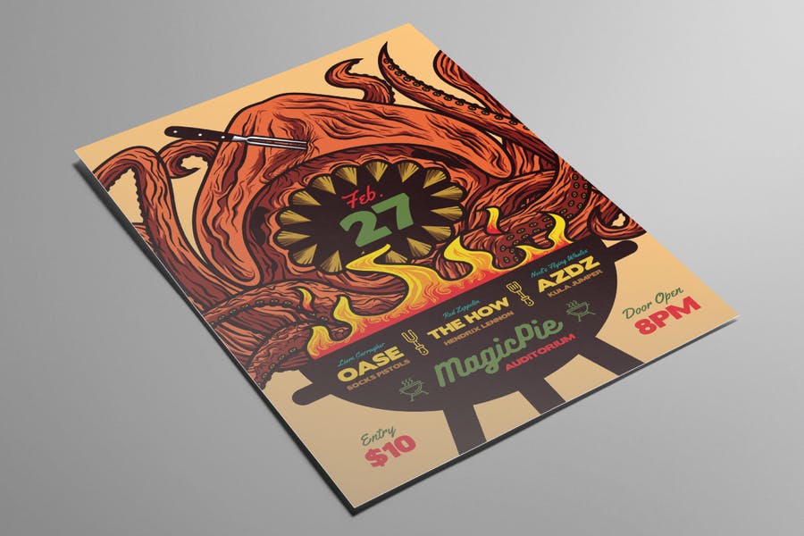 Monster Style BBQ Flyer