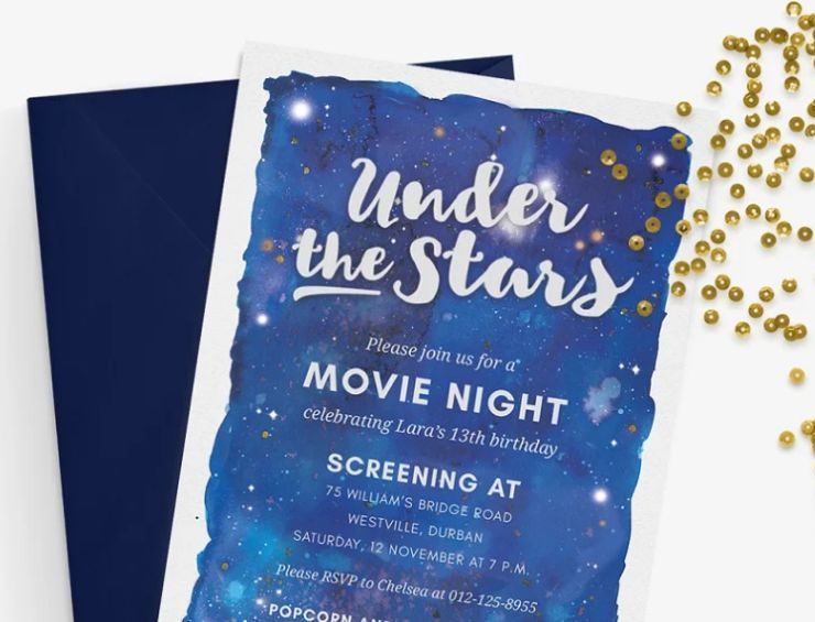 15+ FREE Movie Night Invitation Template PSD Download