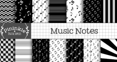 Musical Notes Pattern