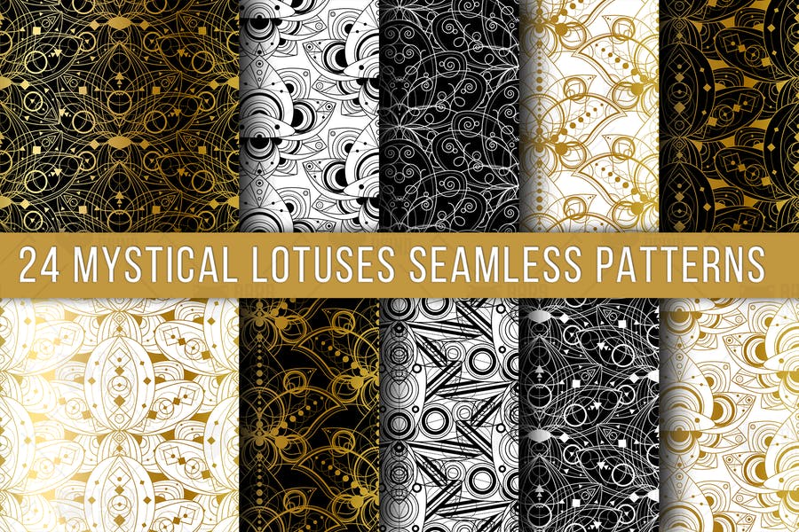 Mystical Lotus Pattern Designs