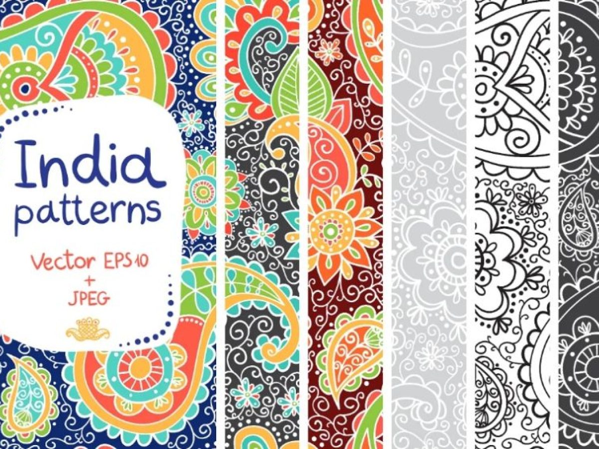 15+ FREE Indian Patterns Vector Design Download - Graphic Cloud