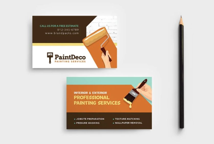 Painting Services Business Card