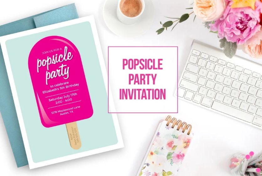 Popsicle Party Invitation Template