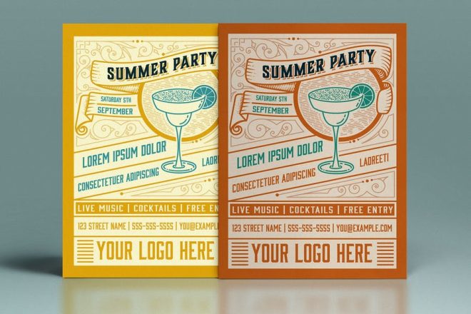 15+ Free Cocktail Party Invitation Template PSD - Graphic Cloud