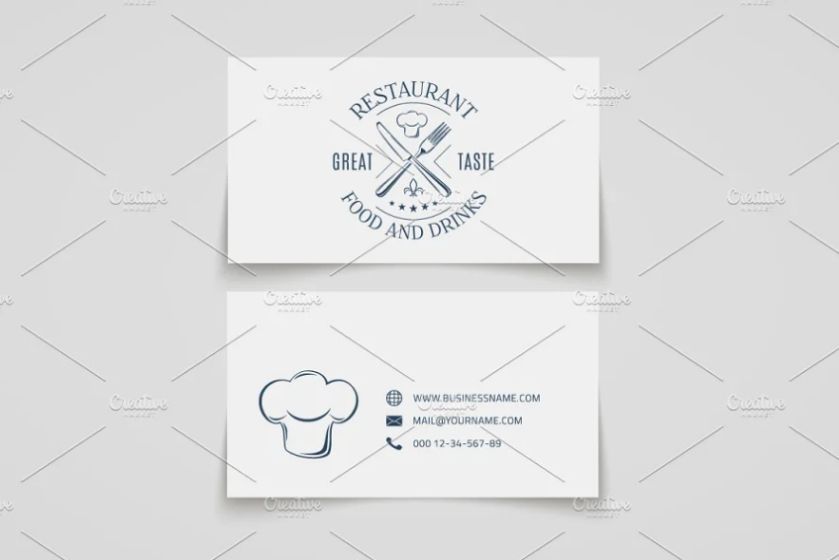 Restaurant Business Card Design