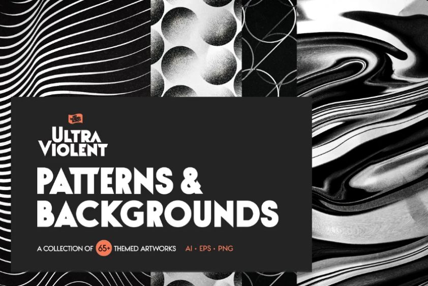 Retro Seamless Patterns and Backgrounds