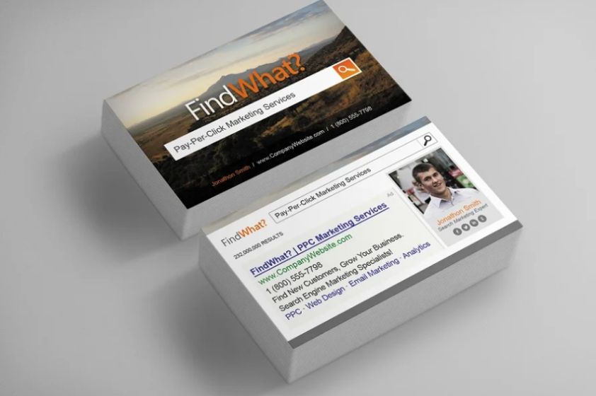 SEO Analyst Business Card Template