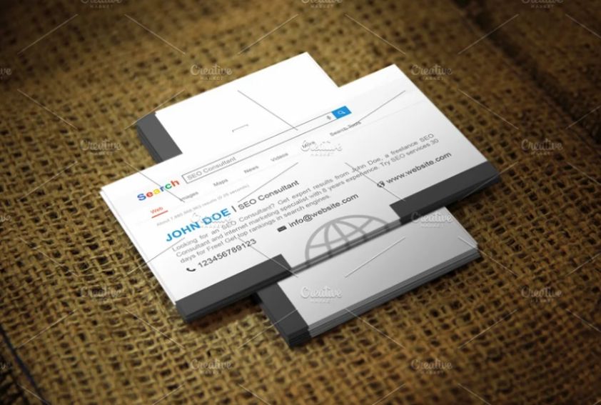 SEO Consultant Business Card