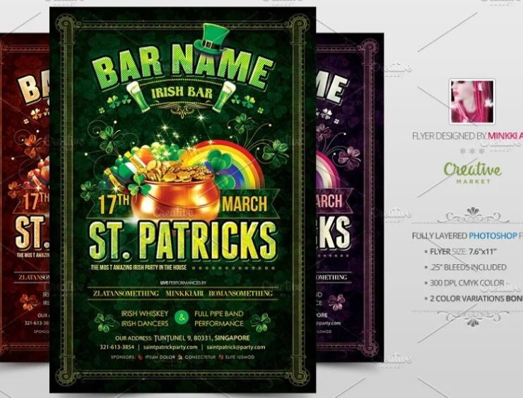 11+ FREE Saint Patrick's Day Flyer Templates Download