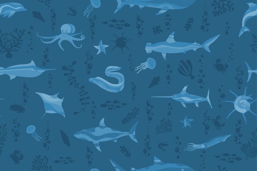 Sea World Pattern Design