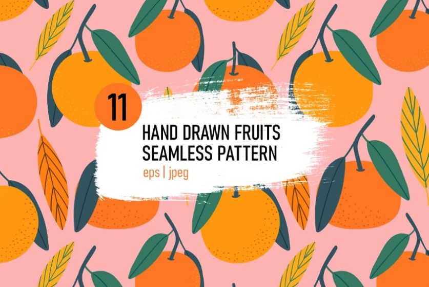 Seamless Fruit Pattern Designs