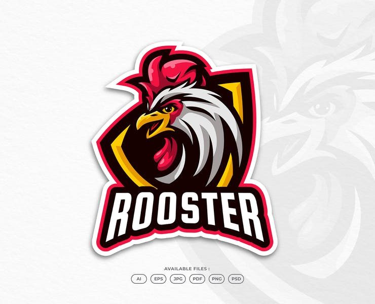 15+ FREE Rooster Logo Design Templates Download