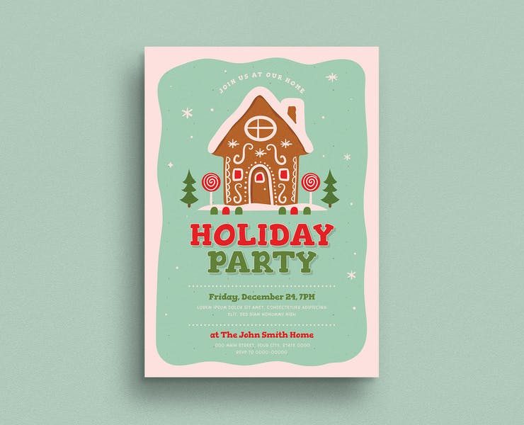 15+ FREE Holiday Party Invitation Templates Download