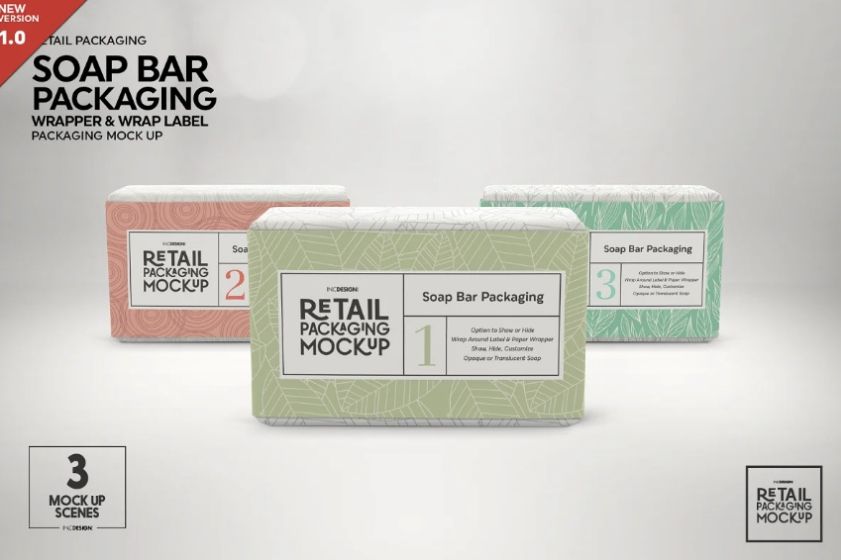 Soap Bar Label Mockup