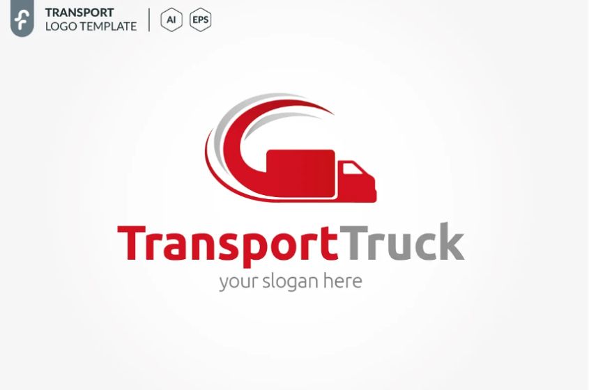 Transport Truck Logo Designs