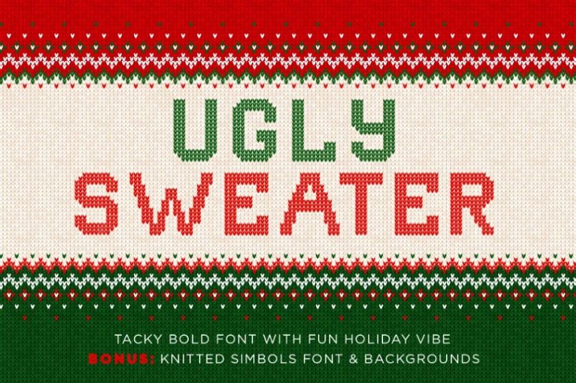 Ugly Sweater Display Typeface